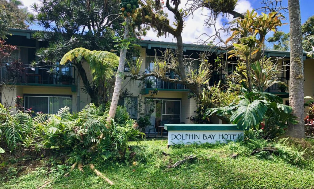 Dolphin Bay Hotel front building view