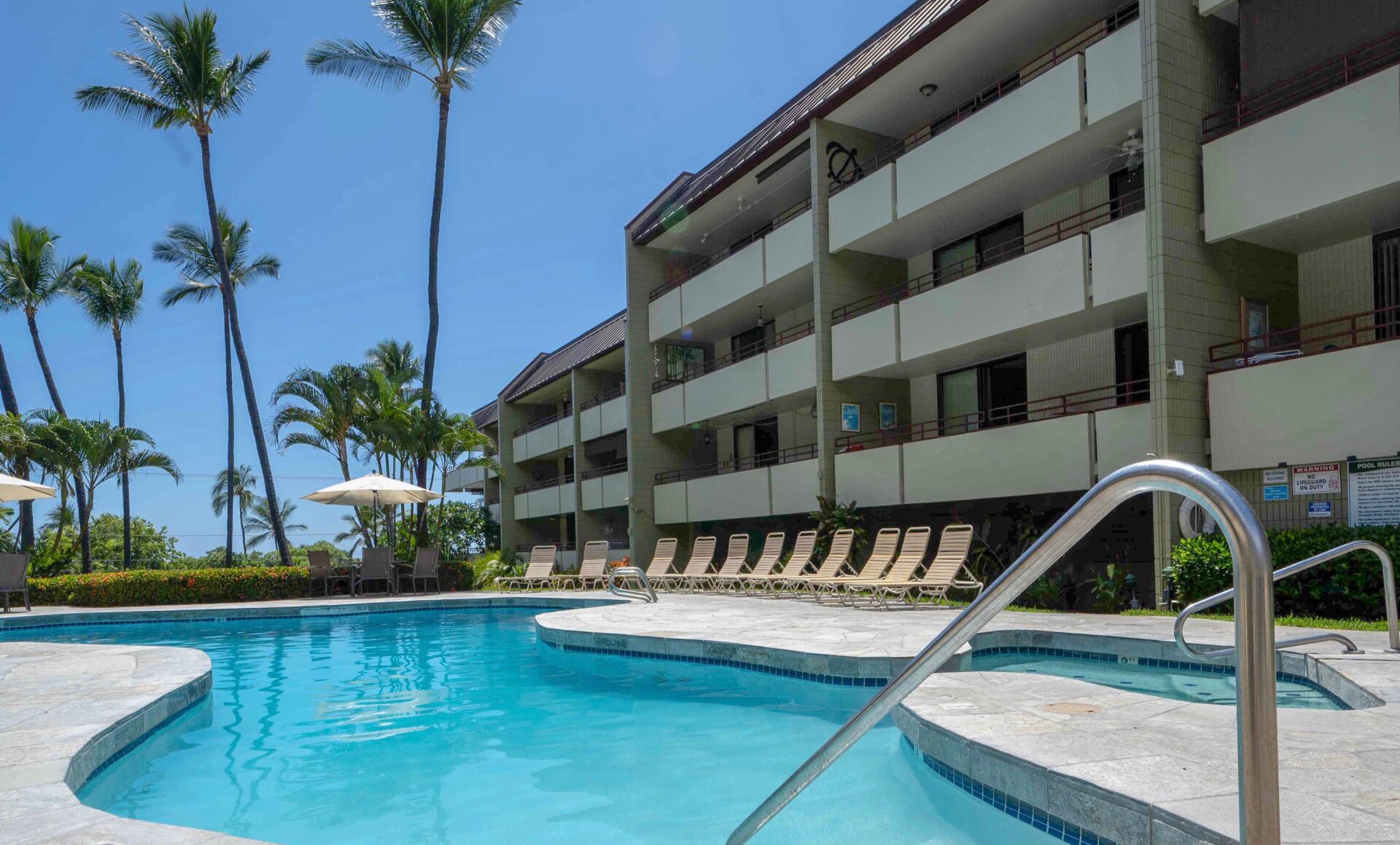 White Sands Village poolside