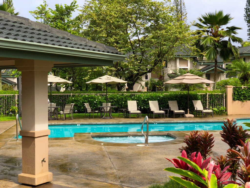Villas of Kamali‘i pool