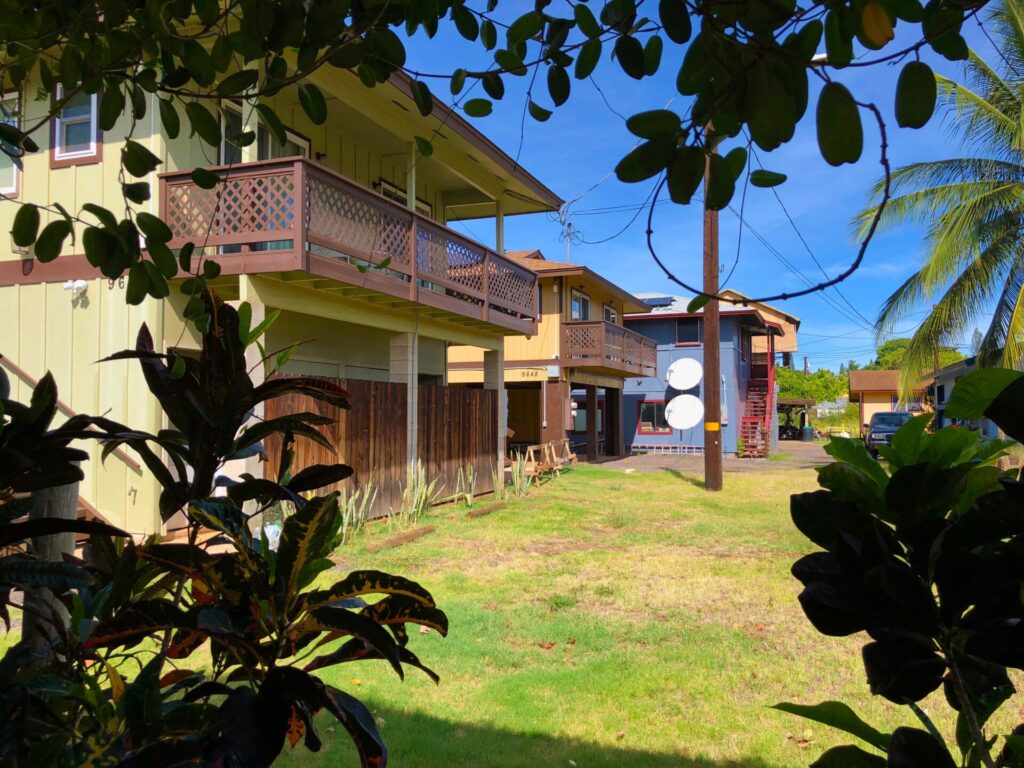 West Inn lawn