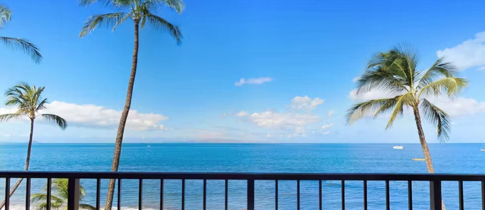 Sugar Beach Resort balcony view of the ocean