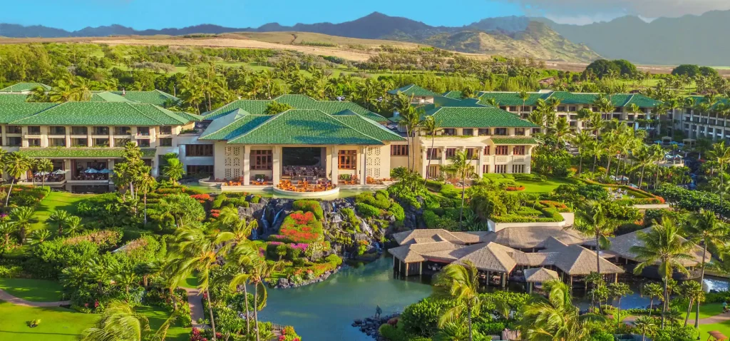 Grand Hyatt Kaua‘i Resort & Spa with all its buildings
