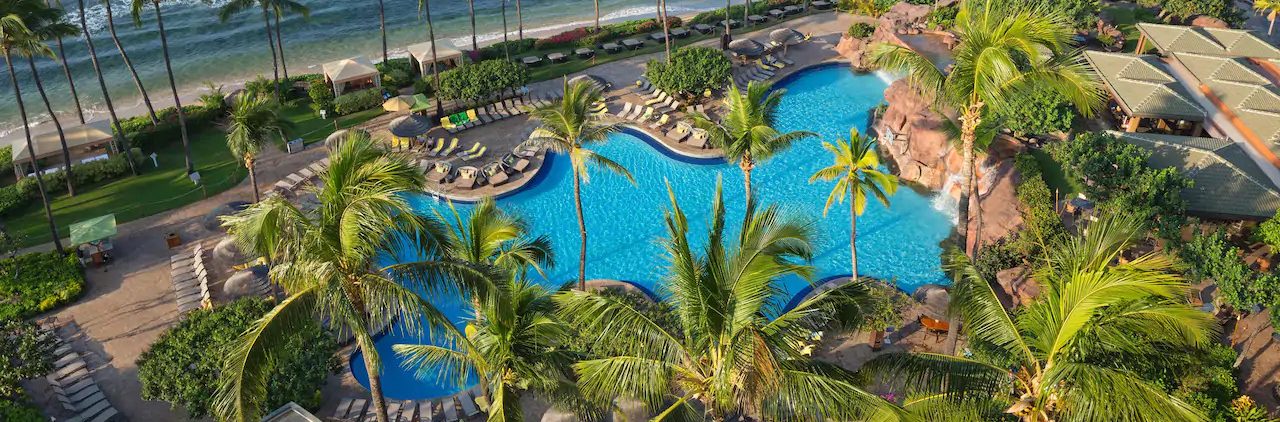 Aerial view of Hyatt Regency Maui