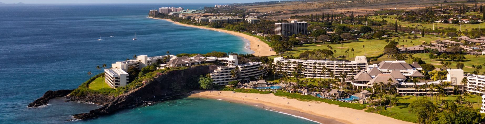 Bird's eye view of Sheraton Maui Resort & Spa on Ka‘anapali Beach