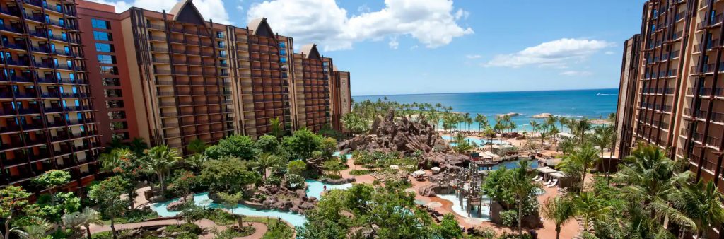 Aulani Resort Beach and Waikoloa Valley Pools