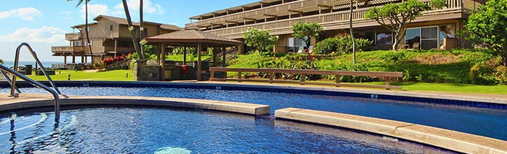 Kahana Sunset poolside