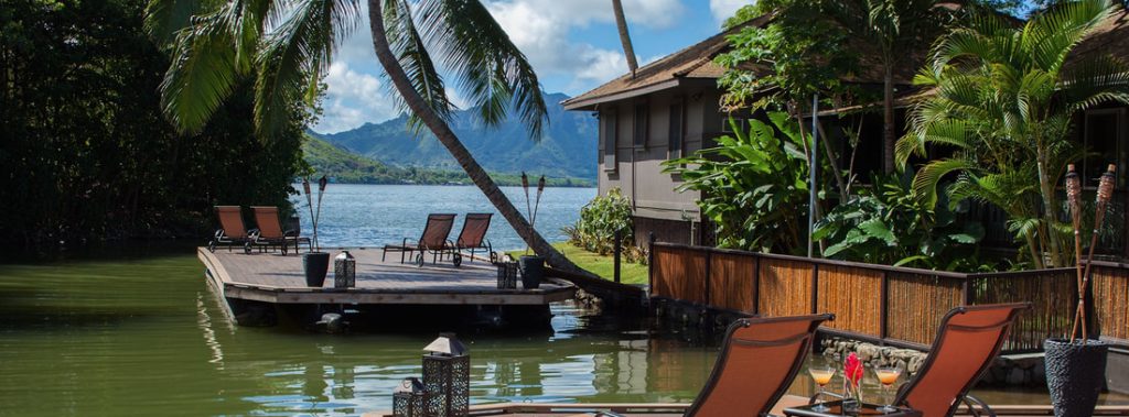 Paradise Bay Resort lake view and porch