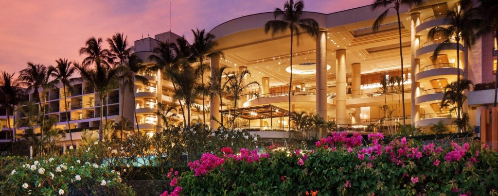 Westin Hapuna Beach Resort lit up