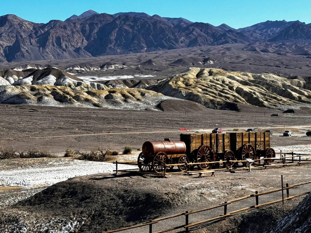 Super Bloom lookout point at Harmony Borax Works