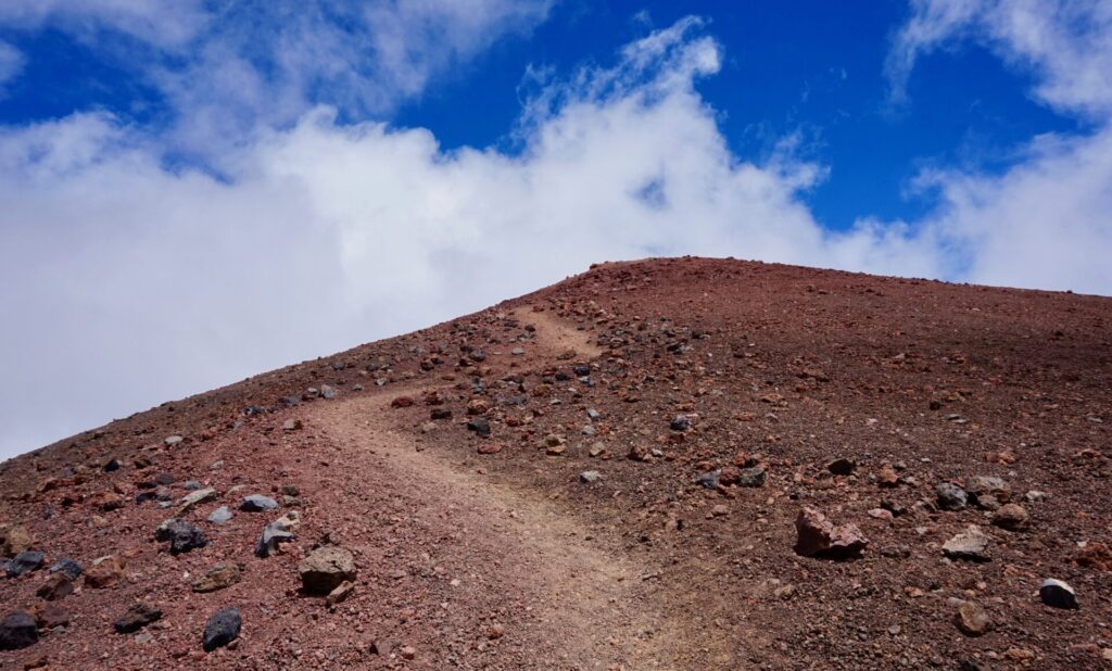 The top of Mauna Kea